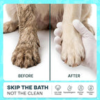 Uproot Clean Pet Grooming Gloves: Deodorizing & Grooming, 1-Month Supply | Extra-Thick Cat & Dog Wipe for Clean Paws, Eyes, Ears, Butt & Body, Lick-Safe. Mess-Free - Removing Tough Dirt, Odor, Oils