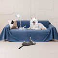 Loiion Cat Scratch Proof Furniture Protector Waterproof Sofa Cover 134"x71" | Pet-Friendly Couch Protector, Anti-Scratch & Anti-Slip Sofa Cover For Cats Dogs Kids, Machine Washable