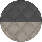 PureFit Reversible Quilted Couch Covers for Dogs Loveseat Sofa Cover 46.5” | Dark Gray/Beige, Water Resistant Couch Protector, Washable Pet Couch Cover with Non Slip and Elastic Straps For Kids