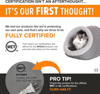 K&H Heated Cat Bed, Thermo-Pet Cave Indoor, Safety Listed, 4W, Gray | Removable Waterproof Cat Heating Pad, Heated Pet Bed for Dogs & Cats, Covered Cave Pet Tent, Collapsible, Machine Washable