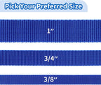 HIKISS Long Dog Leash Obedience Recall Training Agility Lead with Thickening Material for Large Dog - 15ft 20ft 30ft 50ft 100ft Training Leash(Blue 20ft)