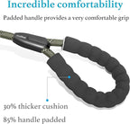 iYoShop Dual Dog Leash - 360° Swivel, No Tangle Walking Leash with Shock Absorbing Bungee for Two Dogs (Large, 25-150 lbs, Military Green)