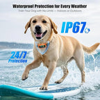 Smart AI Bark Collar for Large Medium Small Dogs, Anti Barking Device with 5 Training Modes, Exclusive Forced Bark-Stopping, Rechargeable IP67 Waterproof Bark Collar with 5 Sensitivity (Orange)
