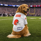 Littlearth NFL Cleveland Browns Stretch Pet Jersey, Team Color, Medium