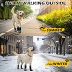 EXPAWLORER Dog Socks for Hot Pavement to Prevent Licking Paws, Summer Anti Slip Doggie Grippy Booties Shoes for Hardwood Floors, Boots & Paw Protectors for Small Medium Large Senior Dogs Black XL