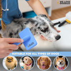 Slicker Brush for Dogs, Pet Grooming Brushes for Doodles & Poodles, Small | Best Brush For Long Haired Dogs, Dematting Comb & Deshedding Tools For Goldendoodle Coats, Puppy Matting Grooming Supplies