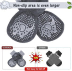 SCENEREAL Anti Slip Dog Sock to Prevent Licking Paws for Hardwood Floors, Boots & Paw Protector Shoes for Hot/Cold Pavement with Grippers, Double Sides Grips for Small Medium Large Senior Dogs
