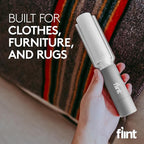 Plus Retractable Lint Remover & Pet Hair Roller for Clothes – Refillable & Reusable Lint Roller with 70 Extra Sticky Tear-Off Sheets – Value Pack, Light Grey