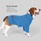 cyeollo Dog Sweater Long Sleeve Knitted Turtleneck Pullover Warm Clothes | Ultra Soft Warm Knit, Full Coverage, 4-Way Stretch for Easy Movement, Easy On & Off, Winter Daily Wear for Small Dogs