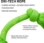 Playology Dog Toys | Dri-Tech Rope Tug of War Dog Toy for Tough Chewers | Sweet Potato Scented Jumbo Tug Rope Toys for Large Dogs