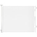 Retractable Baby Gate for Stairs and Doorways, 55" Wide x 33" Tall Mesh Dog Gate for Indoor & Outdoor Use, Safety Gate for Babies and Pets, Child Gates for Hallways, Hardware Mounted, White