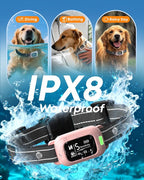 2-in-1 Dog Bark Collar & Training Collar with Remote, 4500FT Range | Shock Collar with Automatic Anti-Bark Control, IPX8 Waterproof Receiver, LED Light, and Adjustable Fit for All Breed