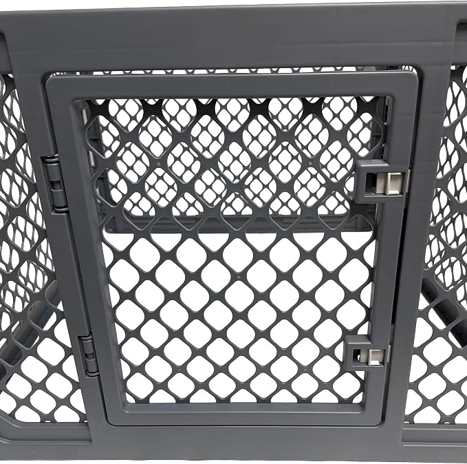 4-Panel Modular Dog and Puppy Playpen, Indoor/Outdoor Pet Enclosure