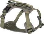 TUG Grab Dog Harness with Built-in Magnetic Traffic Leash (Medium/Green) | Padded Magnetic Traffic Handle | Front & Rear Leash Clips | 4-Point Adjustable Fit | Durable Nylon | Aids No-Pull Training