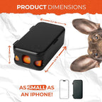 Pexter Dog Poop Bag Dispenser - Outdoor or Indoor Pet Waste Bag Dispenser Station - Stick-On or Screw-On Wall Mount - Poop Bags Storage Outdoor Container - Includes 4 Doggie Bag Rolls (Black)