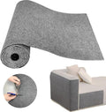 Cat Scratch Couch Furniture Protector, Self-Adhesive Scratch Pad | 39.3x15.8In, DIY Climbing Cat Carpet Mat for Door Window Protector, Couch Guard from Claws with Pins & Tape (LightGrey)