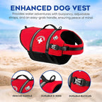 Doggy Lifejacket Neoprene Red Small