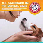 Arm & Hammer Fresh Breath Enzymatic Dog Toothpaste, Vanilla Ginger, 2.5 Oz | Baking soda dental gel eliminates bad breath, safe for daily use in puppies and adult dogs