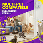 Interactive Cat Toys for Indoor Cats: Automatic Electric Flying Bird Feather & Mouse Wand, Rechargeable Electric Hanging Play Chase Exercise Moving Enrichment Toy for Bored Kittens and Adult Cats | CATPICK Rechargeable Door Frame Hanging Play Chase Exe...