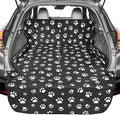 F-color SUV Cargo Liner for Dogs - Heavy Duty Cargo Cover for Mid-Size SUVs | Water Resistant, Bumper Flap, Non-Slip Mat, Car Trunk Dog Car Seat Cover Prevents Scratches Pet Hair Mud Dirt for Sedans Vans