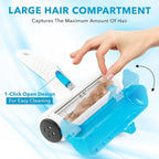 Pet Hair Remover for Laundry - Lint Roller for Pet Hair - Dog Hair Remover with Hair Base - Pet Fur Remover with Comfy Rubber Handle - Easy Clean Pet Hair Remover Roller for Couch