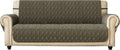Ameritex Couch Sofa Slipcover 100% Waterproof Nonslip Quilted Furniture Protector Slipcover for Dogs, Children, Pets Sofa Slipcover Machine Washable (Green, 68")
