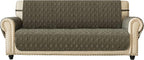 Ameritex Couch Sofa Slipcover 100% Waterproof Nonslip Quilted Furniture Protector Slipcover for Dogs, Children, Pets Sofa Slipcover Machine Washable (Green, 68")
