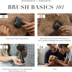 Tweezerman Slicker Brush for Pets-Grooming Brush with Coated Bristles