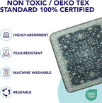 PUPIBOO Washable Pee Pads for Cats & Dogs - Super Absorbent Reusable Cat Litter Mat & Puppy Training Pad - 100% Waterproof, Leak-Proof & Non-Slip Whelping Pads for Pet Housebreaking