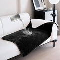 gogobunny Dog Blanket, Waterproof Reversible Sherpa Fleece Throw Blanket, Furniture Cover for Bed, Couch, Sofa Protection from Liquid Pee and Pet Fur of Puppy, Cat (Black, 30x70 inches)
