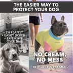 Spark Paws Sunblock Dog T-Shirt, SPF30 Protection, Lightweight Breathable Quick Dry for Dogs with Sensitive Skin - Gelato & Yuzu (Set of 2) - Size M