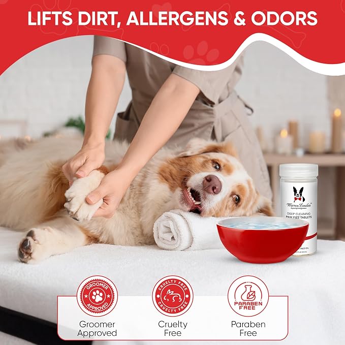 Warren London Pawdicure Gift Box for Dogs, 8-Piece Paw Spa Kit