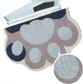 Cute Cat Litter Mat 24”x16”, Litter Box Mat, Litter Trapping Mat, Soft on Kitty Paws, Easy Clean, Anti Slip, Pet Accessories, Door Floor mats - Blue Grey60*40
