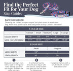 Lucky Love Dog - Adjustable Dog Collar and Leash Set with Easy Click Buckle for Small Dogs, Durable, & Comfortable Collar for Male & Female Dogs, Puppies & Adult Dogs - Zuzu, XS