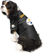 Littlearth NFL Pittsburgh Steelers Stretch Pet Jersey, Team Color, Medium