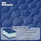 Smiry Waterproof Dog Bed Cover Blanket, Reversible Pet Blanket | Soft Reversible, Washable Leakproof Cats Dogs Couch Cover for Sofa, Couch, Furniture (52x82 Inch)