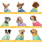 XPUDAC 4 Pack Thanksgiving Turkey Dog Pajamas Soft Strechy Puppy Onesies Funny Pet Fall Clothes for Small Medium Dogs Boy Girl Cat Doggy Costume, S