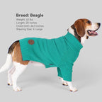 cyeollo Dog Sweater Long Sleeve Knitted Turtleneck Pullover Warm Clothes | Ultra Soft Warm Knit, Full Coverage, 4-Way Stretch for Easy Movement, Easy On & Off, Winter Daily Wear for Small Dogs