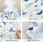 Bienbee Dog Pajamas, 4 Pack Adjustable Onesies for Small to Large Dogs XL | Dog Shedding Suit with Soft Fabric, Breathable & Stretchy, and Adjustable Back Length for Sleeping Lounging and Daily Use