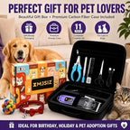 Dog Grooming Kit, Low Noise Cordless Pet Clippers for Dogs & Cats | Quiet Cordless Grooming • Thick Coat Trimming • USB-C Charging • Storage Case • Dogs & Cats