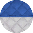 PureFit Reversible Quilted Couch Covers for Dogs Loveseat Sofa Cover 46.5” | Classic Blue/Ivory, Water Resistant Couch Protector, Washable Pet Couch Cover with Non Slip and Elastic Straps For Kids