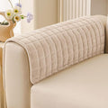 Smiry Velvet Couch Cover for Dogs, Non Slip Soft Sofa Protector for Pets | Washable Sofa Cover for Cats, Furniture Protector Against Pet Hair, Scratches, Fits Sectional Sofa(Apricot, 27.6"x27.6")