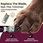 Candy Series Dog Nail Clippers for Small to Medium Dogs – USA-Made Professional Guillotine Pet Nail Trimmer with Replaceable Blade System