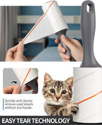 MR.SIGA Extra Sticky Lint Roller Pet Hair Remover for Clothes, 540 Sheets | Dog and cat fur remover, removes hair from couch, furniture and carpet easily