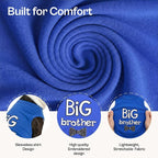 Parisian Pet Dog Shirt – 100% Cotton Shirts for Medium Dogs – Blue Sleeveless Puppy Clothes – Lightweight and Breathable Dog Apparel – Boy Big Brother Dogs Clothes - Stretchy Pet T Shirts