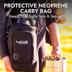 Hydropet Portable Dog Water Bottle (32 oz) - Insulated Dogs & Cats Travel Bottles, Stainless Steel - Detachable Dog Food Bowl and Water Bowl - Great for Daily Walks - Puppy Essentials & Accessories