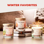Pet House Candle 2 Pack - Plant-Based/Soy - Clean Burning Scented, Long Lasting Pet Odor Candle for Home -Sweet Cranberries