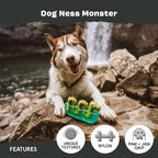 BarkBox Dogness Monster Super Chewer - Toy for Medium and Large Dogs | Durable Dog Toy for Aggressive Chewers - Dental Stimulating Chew