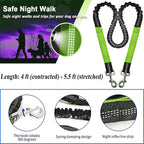 Dog Tie Out Cable for Camping, Dog Trolley System and 4ft Bungee Leash | Suitable for Dogs Up to 400lbs, Camping Yard andOutdoor Events
