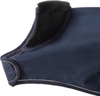 Pet Passion Breeze II - The Windbreaker, Water Resistant Pet Raincoat, Vegan Fur and Lined Pet Jacket for Small, Medium, Large Dogs, Navy, XX-Large (70-110 lbs)